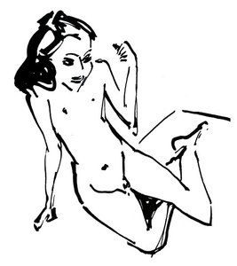 Little Fränzi by Ernst Ludwig Kirchner